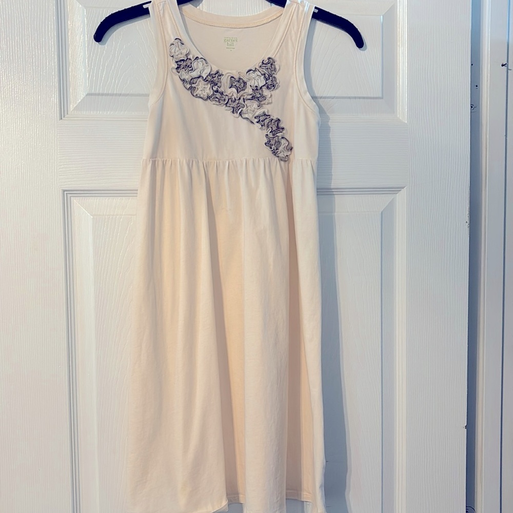 Garnet Hill Ivory dress Girls 10